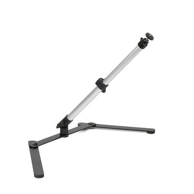 RoHS 1kg Phone Overhead Stand , 300mm Overhead Mobile Tripod