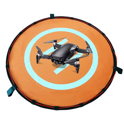FCC Waterproof Drone Landing Pad , 110cm Parking Apron Drone Landing Mat