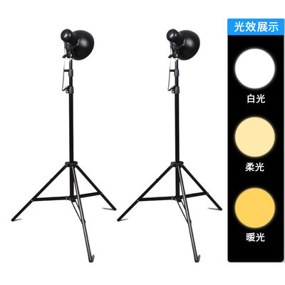 2.2M Round Tube Backdrop Support Stand , 4 Section Adjustable Backdrop Stand