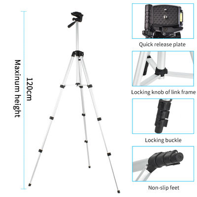 1.2M Digital Camera Aluminum Tripod Stand For Taking Picture Live Broadcast