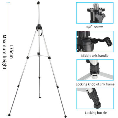 Aluminum Adjustable Laser Level Tripod For Rotary And Line Lasers