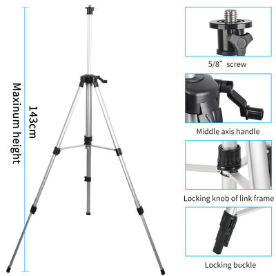Adjustable Alu Laser Level Tripod For Rotary And Line Lasers Height 1430mm