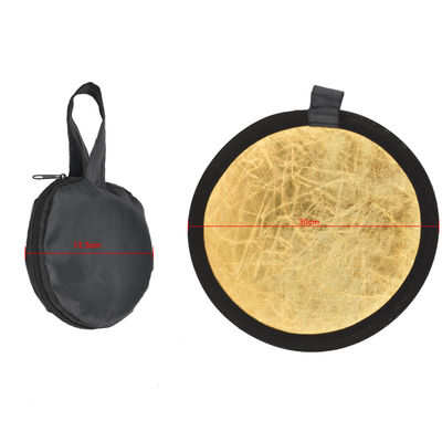 Collapsible Round Camera Photography Light Reflector 13.5x13.5x2cm