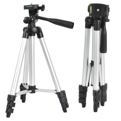 Portable 2.5kg Load Aluminum Alloy Tripod Stand For Phone camera