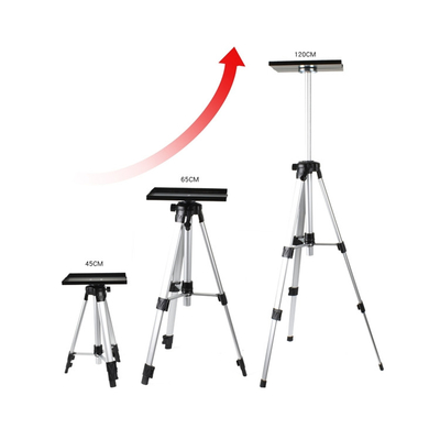 Custom Height Adjustable Projector Stand Tripod With Tray 3KG Load