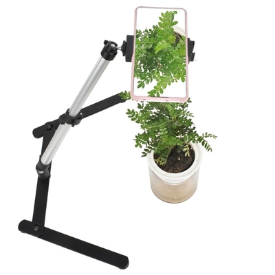Floor Stand Extendable Tripod With Mobile Phone Clip Mount